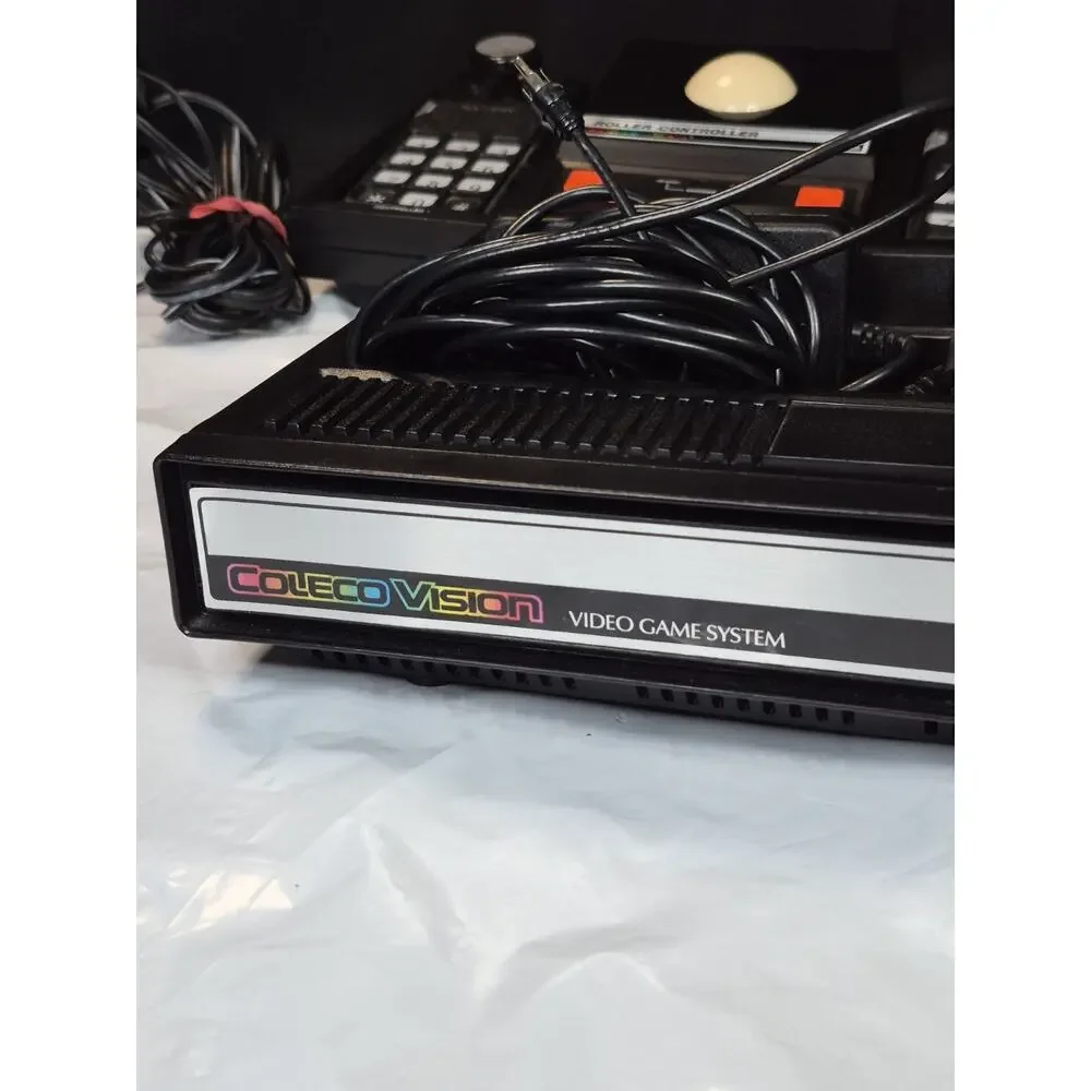 Colecovision Console With Rollercontroller Two Controllers Expantion Module #2